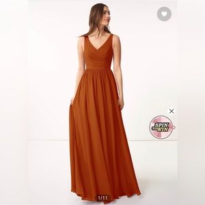 Azazie Keyla Dress in Paprika
